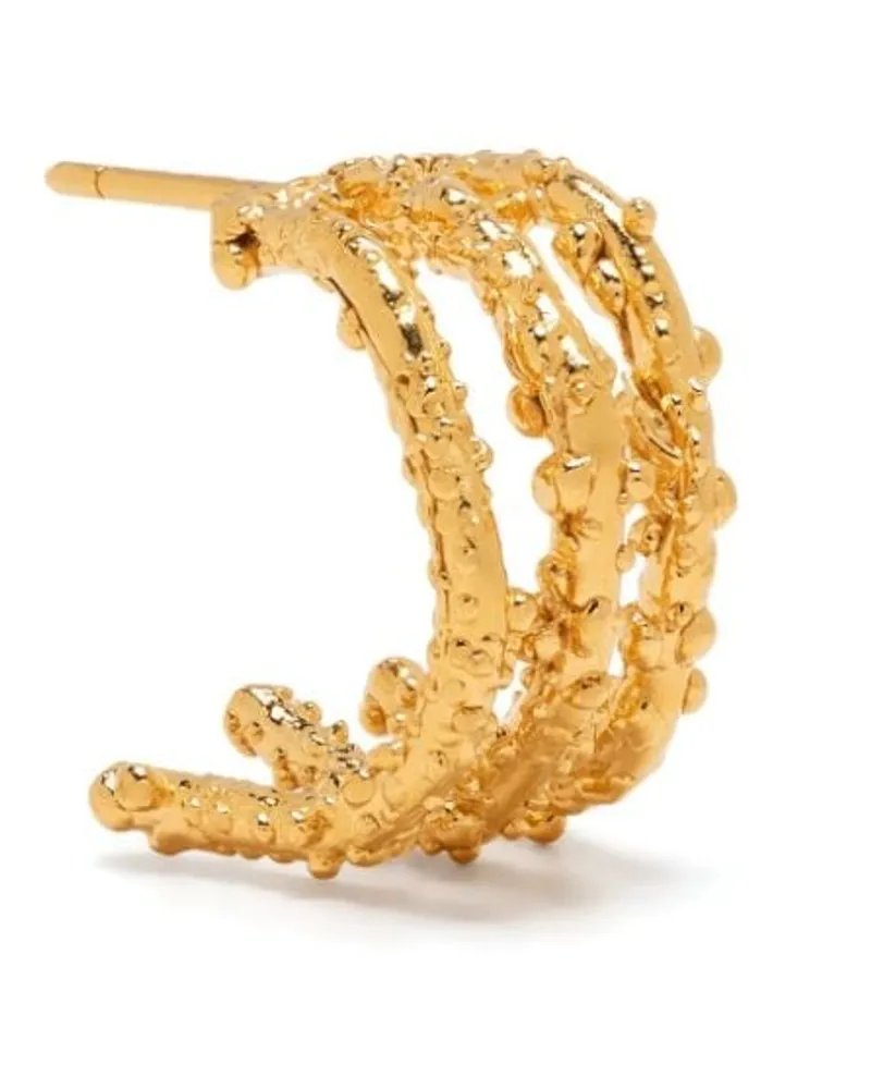 Alighieri Vergoldeter The Single Crumbling Ohrring Gold