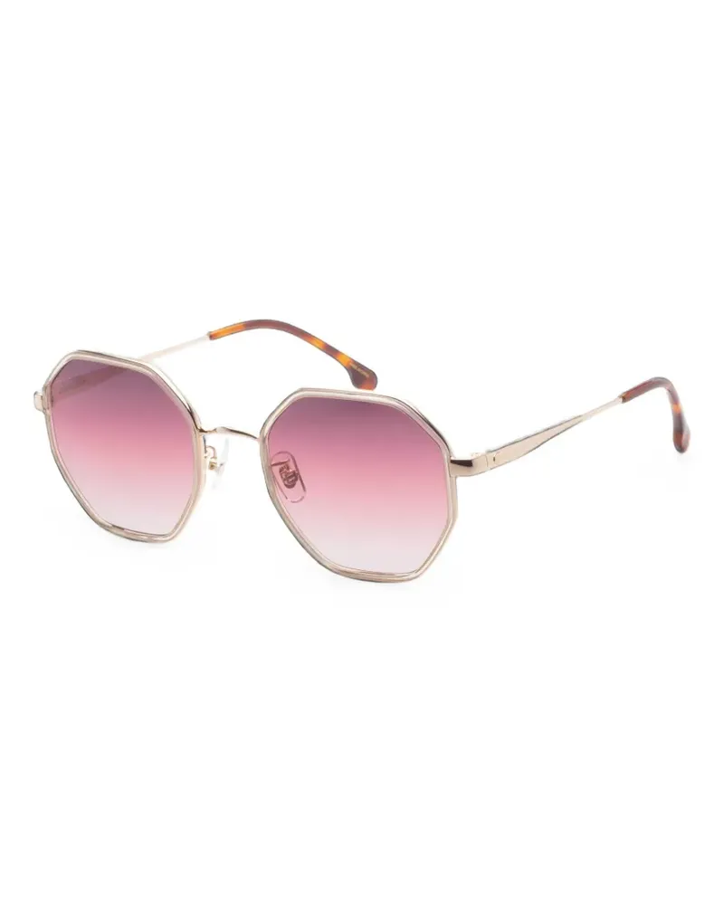 Carrera Sonnenbrille mit geometrischem Gestell - Gold Gold