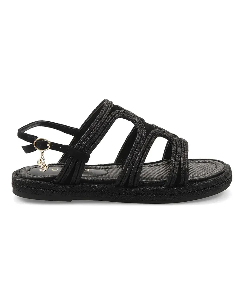 Guess Kalore Sandalen mit geflochtenem Riemen - Schwarz Schwarz
