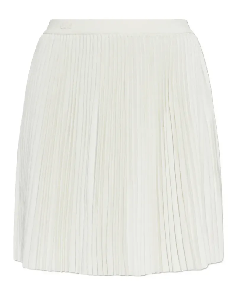 Lacoste pleated mini skirt - Weiß Weiß