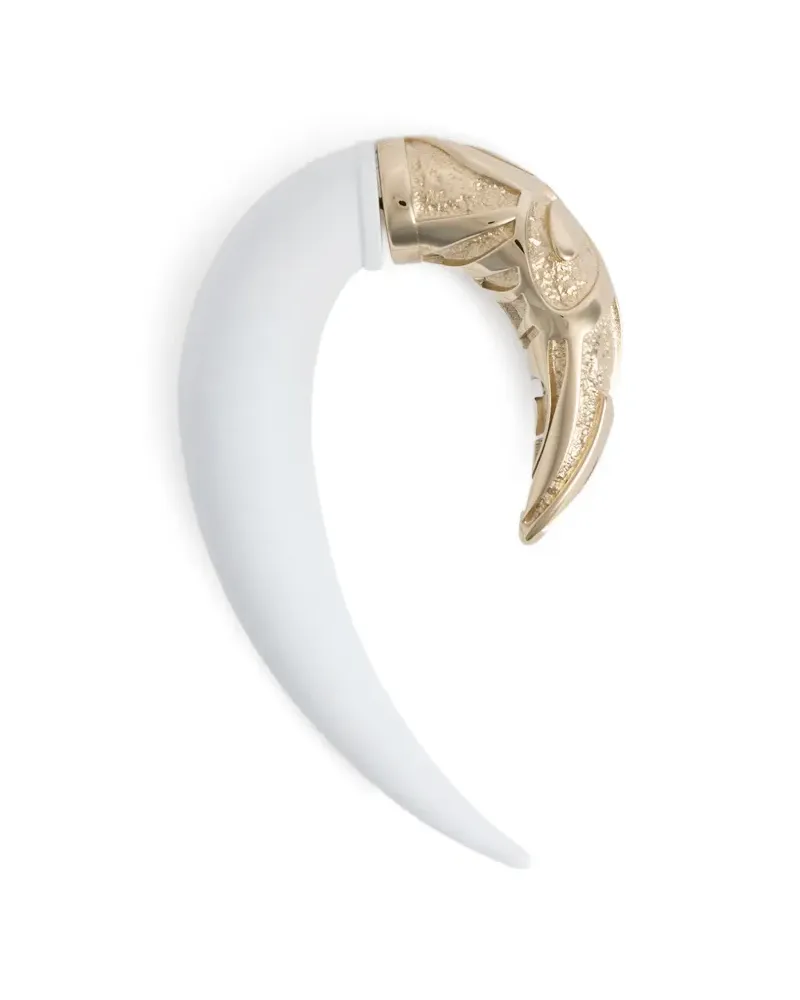 Emilio Pucci Horn-Ohrring - Gold Gold