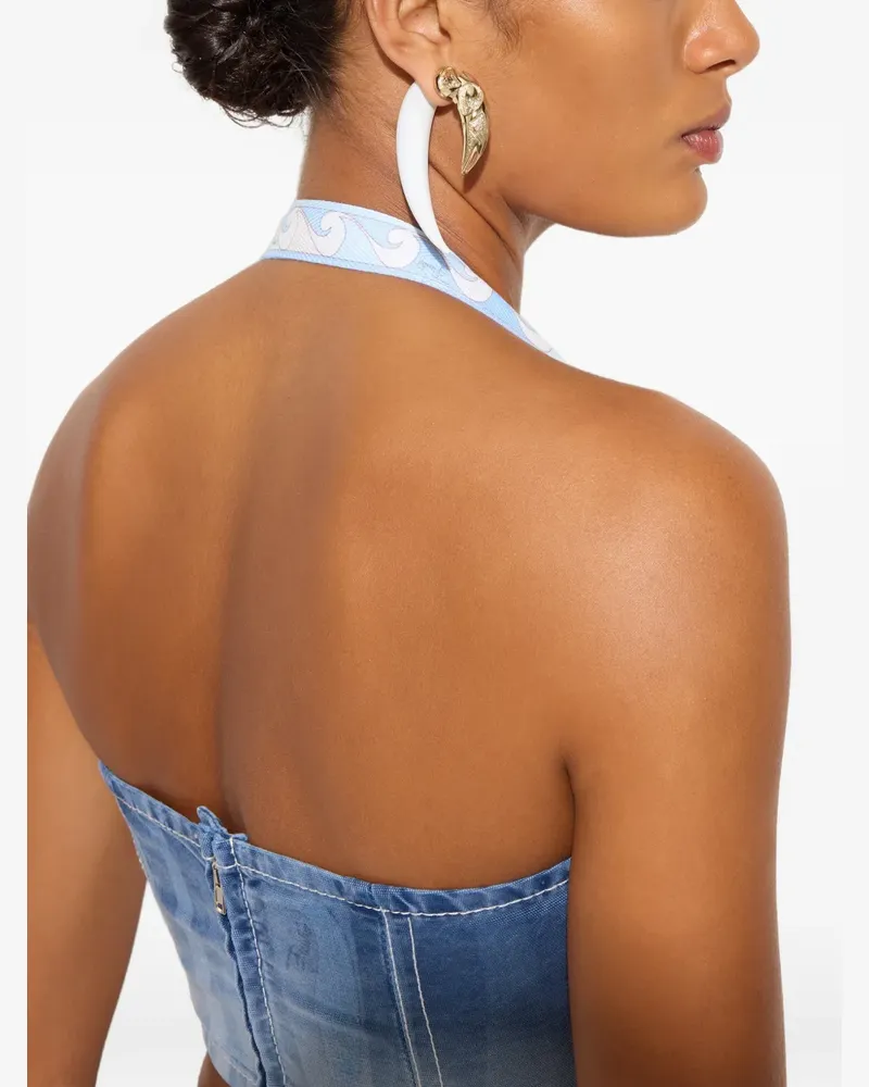 Emilio Pucci horn-shaped earring - Gold Gold