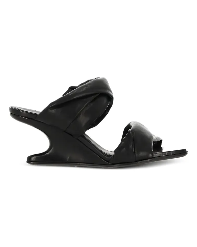 Rick Owens Twisted Cantilever sandals - Schwarz Schwarz