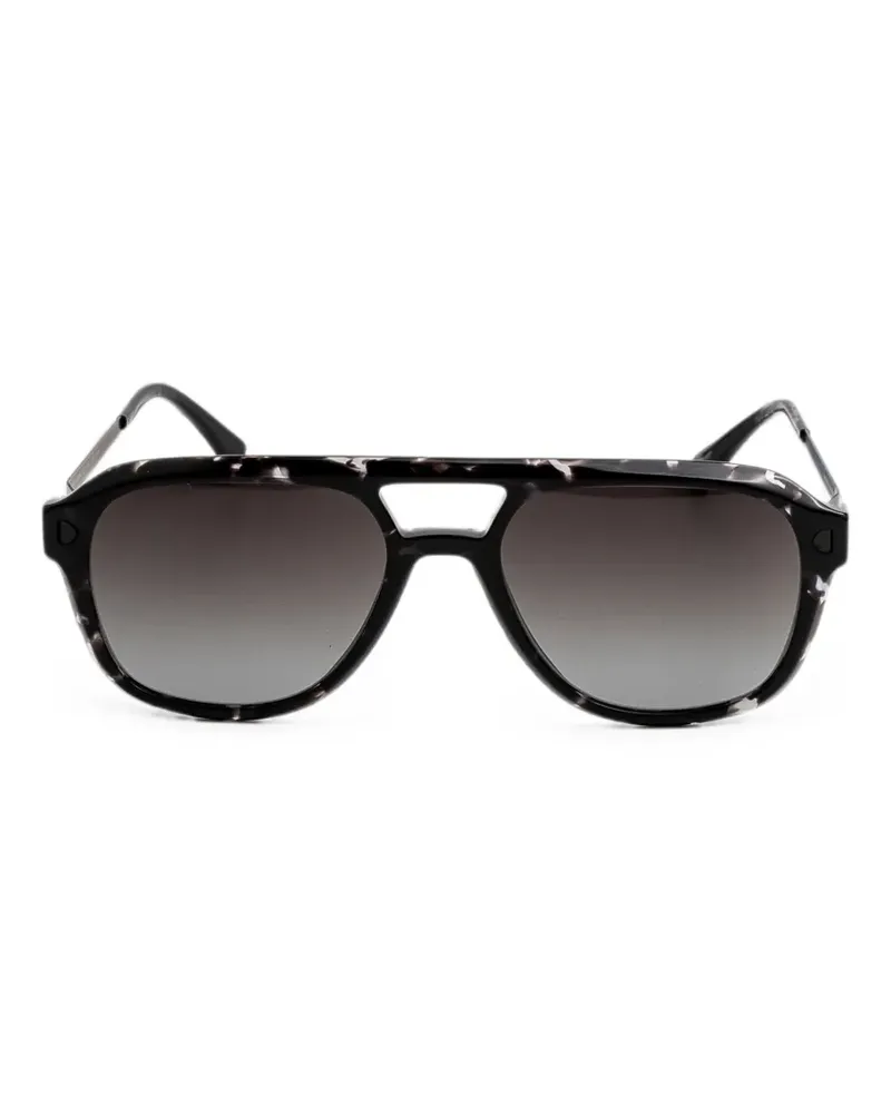 Mykita Getönte Lavand Pilotenbrille - Schwarz Schwarz