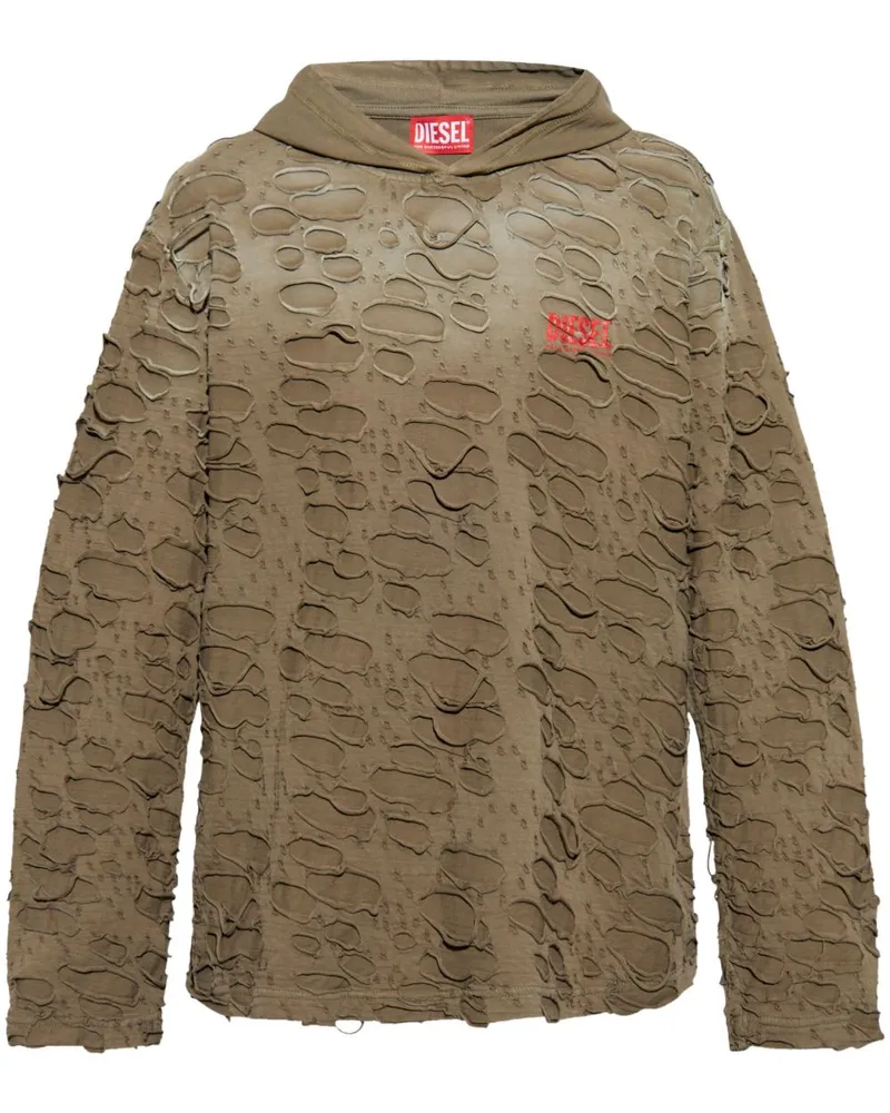 Diesel T-Crane-Ls Hoodie - Nude Nude