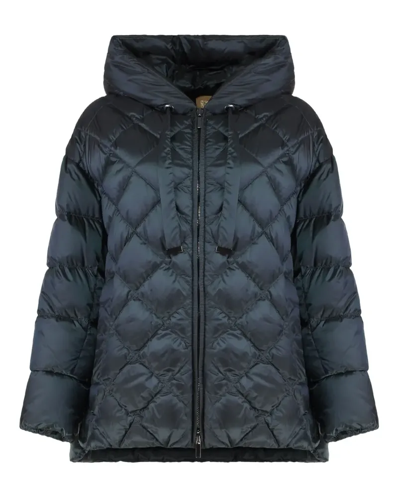 Max Mara Wasserdichte Steppjacke - Blau Blau