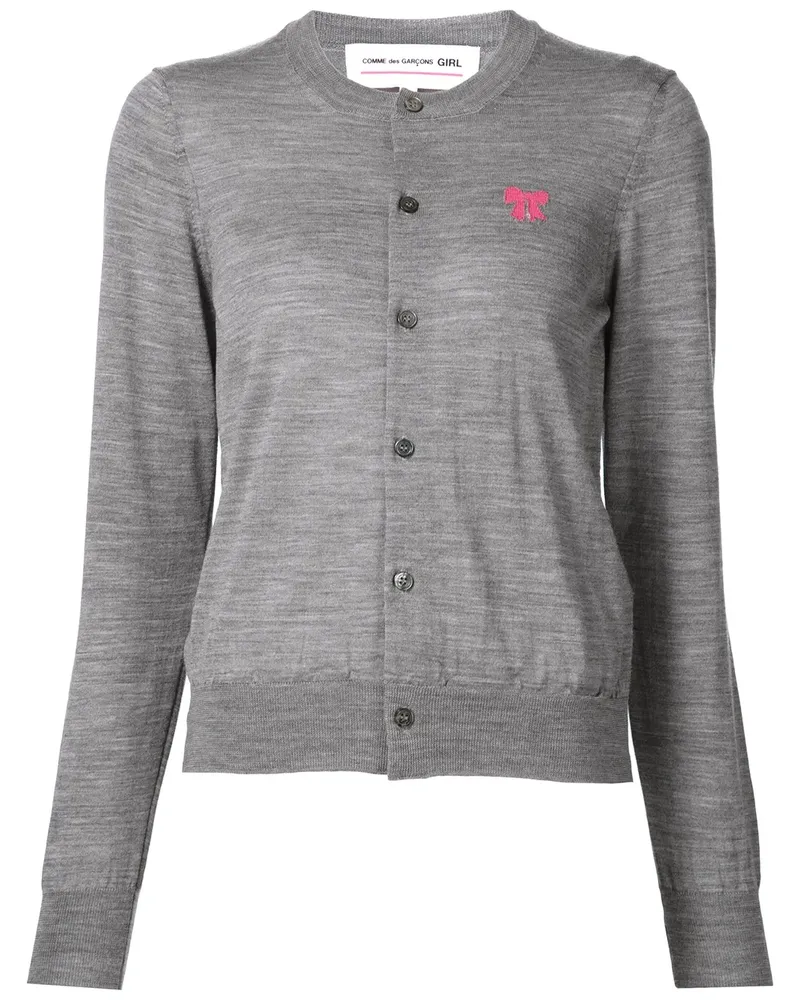 Comme des Garçons Cardigan mit Schleifen-Detail - Grau Grau
