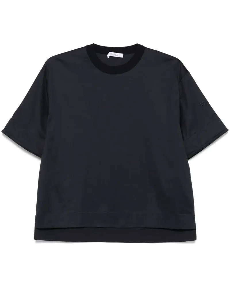 Max Mara Maser T-Shirt - Blau Blau