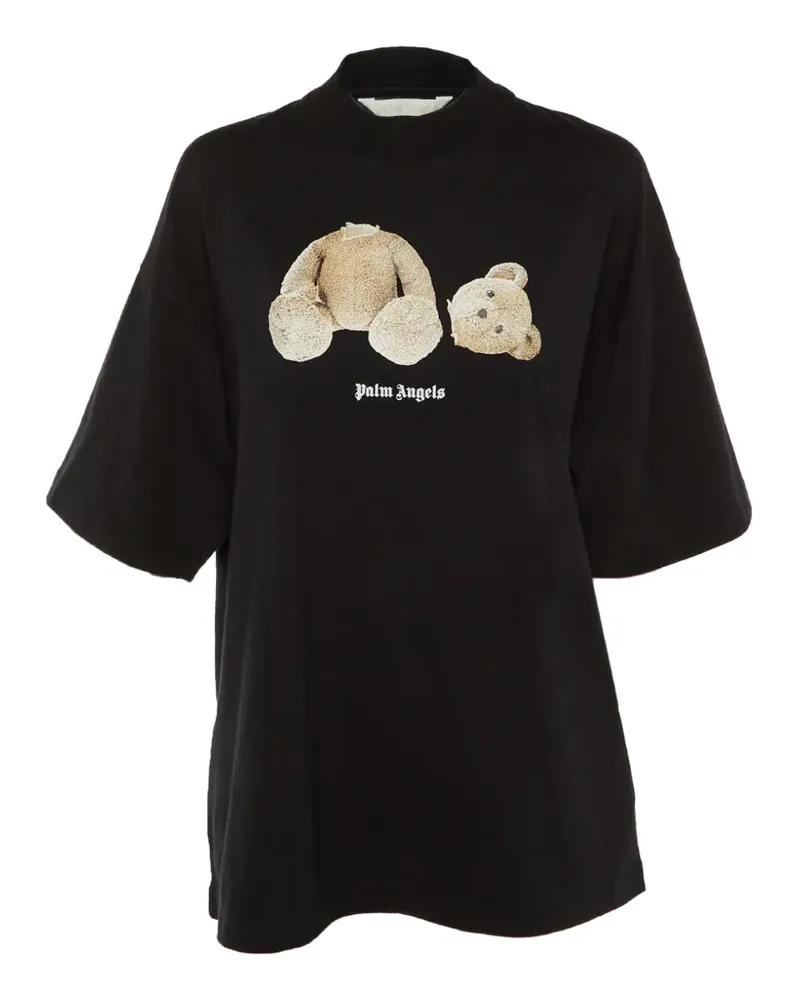 Palm Angels T-Shirt mit grafischem Print - Schwarz Schwarz