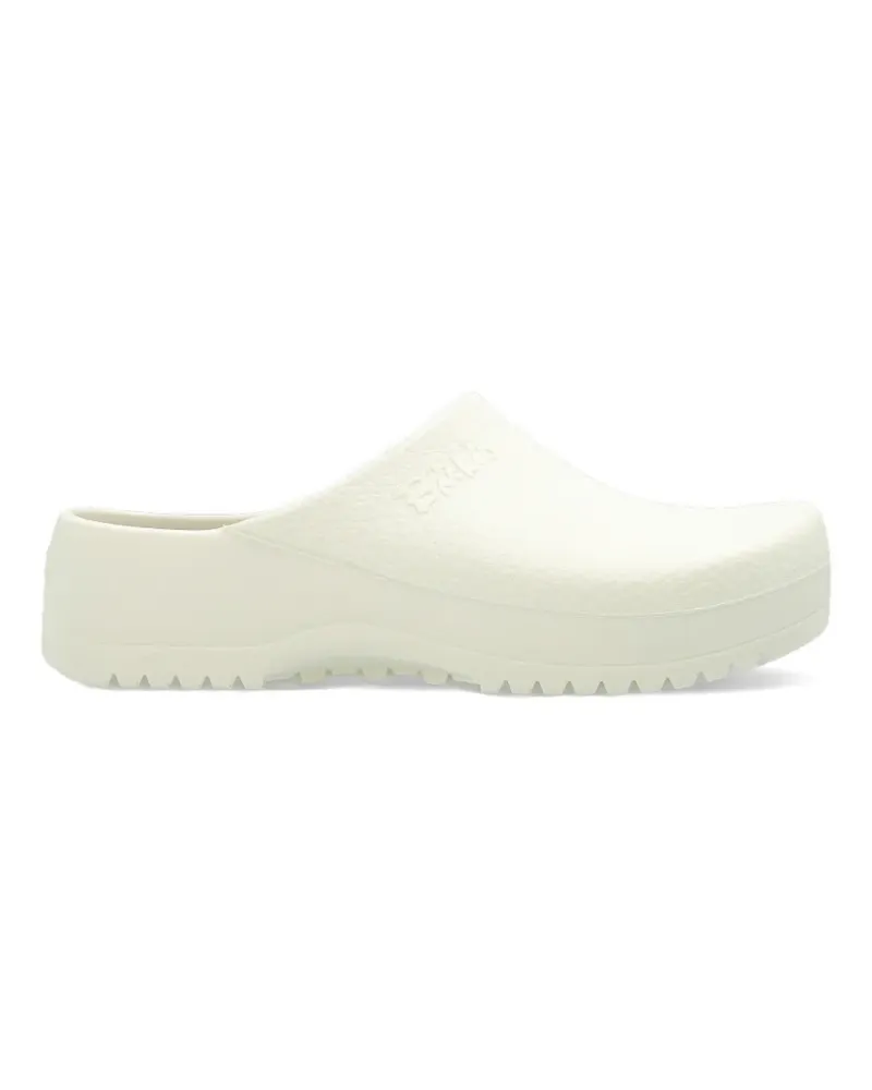 Birkenstock Breite Pantoletten - Weiß Weiß