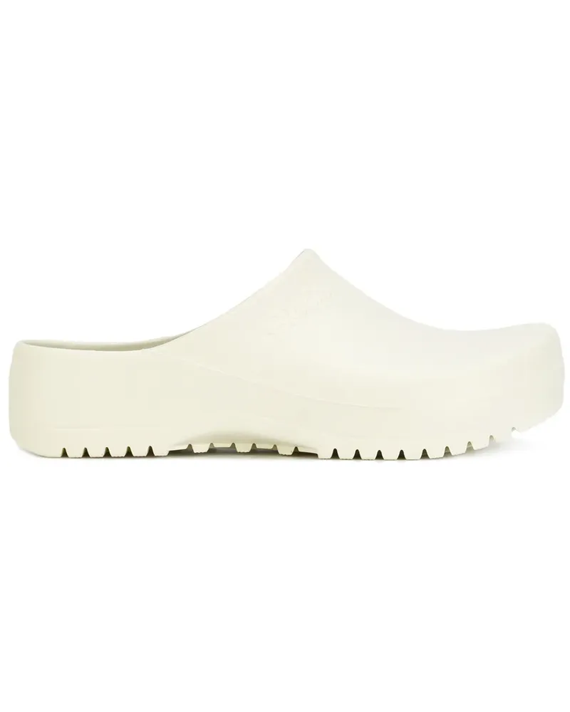 Birkenstock Breite Pantoletten - Weiß Weiß