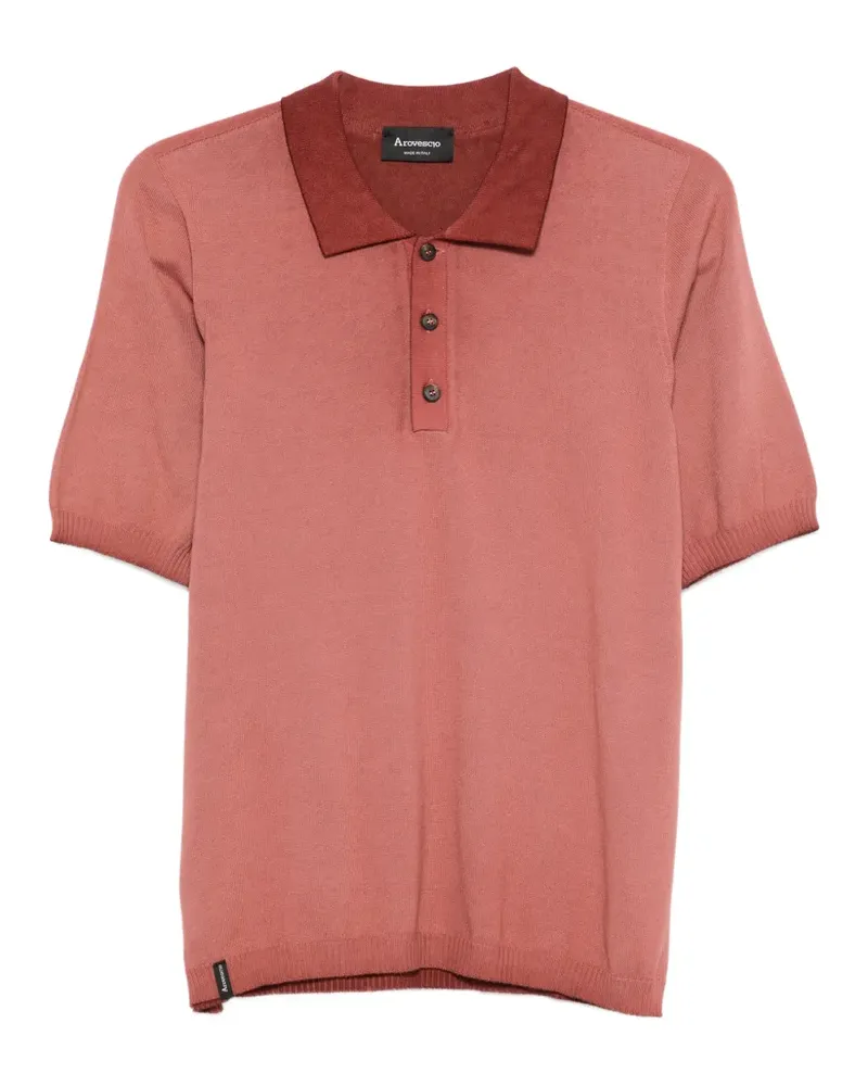 Arovescio buttoned polo shirt - Rot Rot