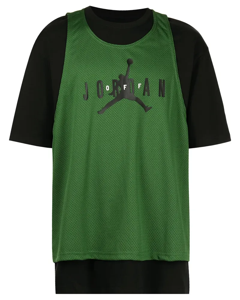 Jordan T-Shirt im Layering-Look - Grün Grün