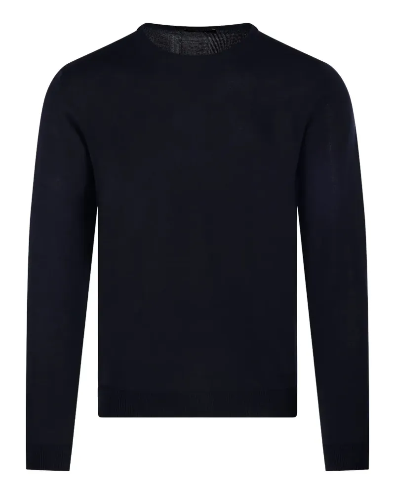 Roberto Collina Pullover mit rundem Ausschnitt - Blau Blau