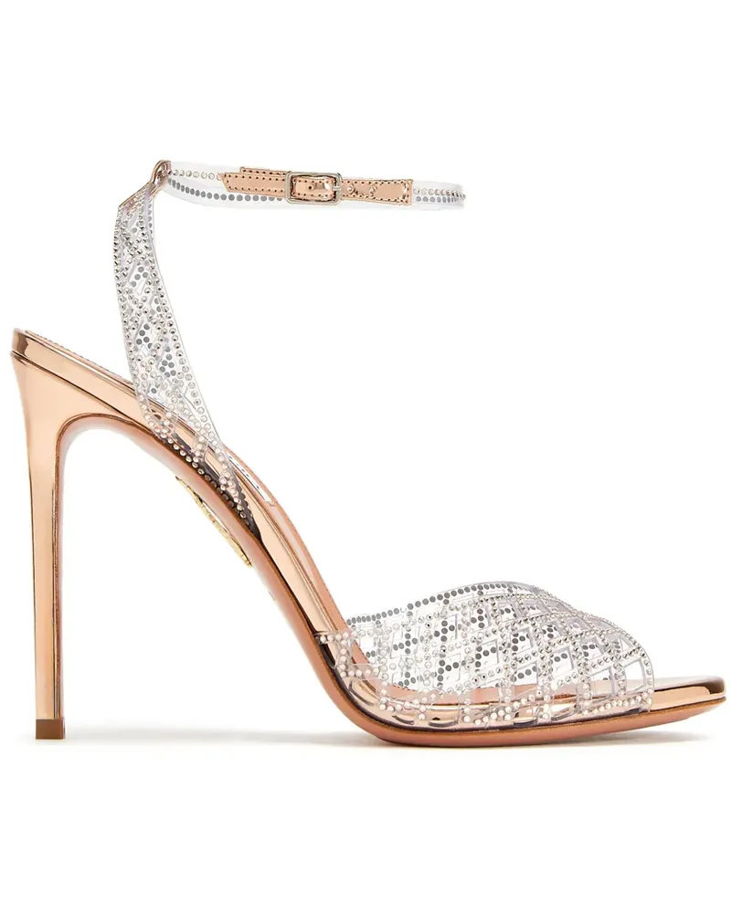 Aquazzura Lumiere Sandalen 105mm - Silber Silber