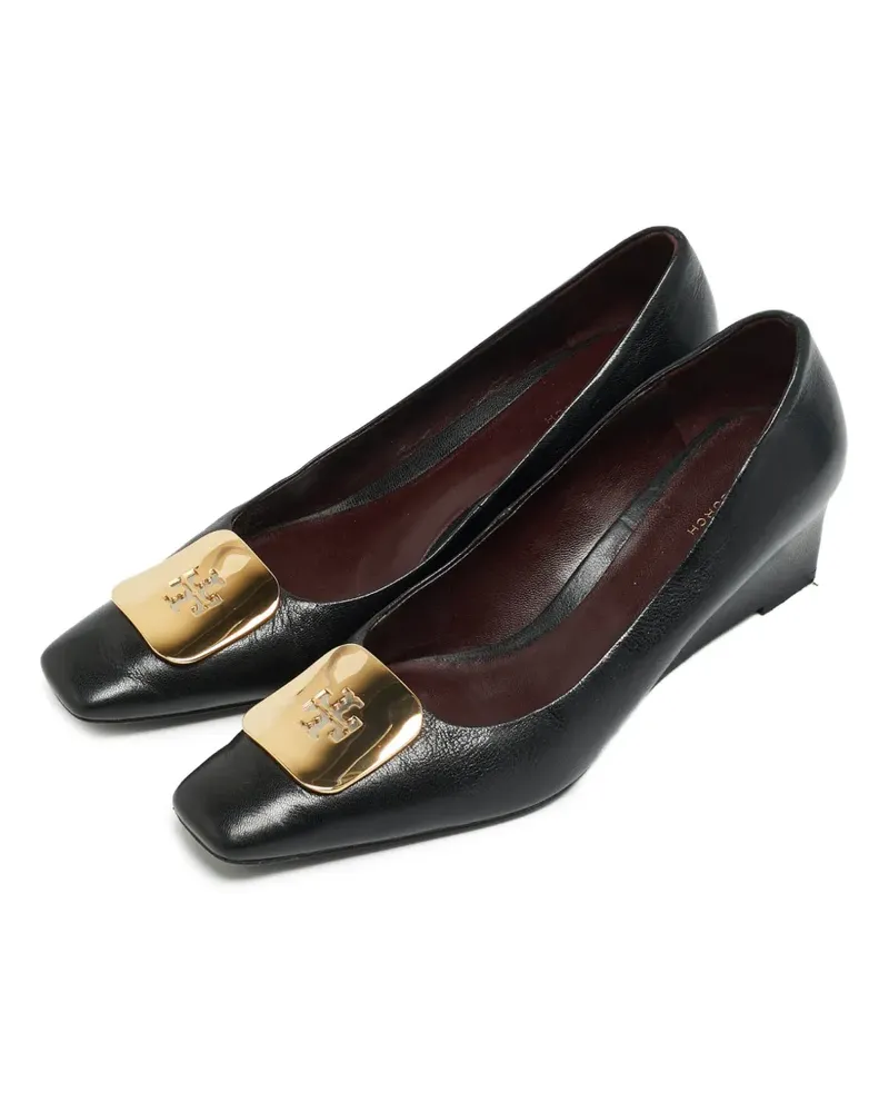 Tory Burch Georgia Wedge-Pumps - Schwarz Schwarz
