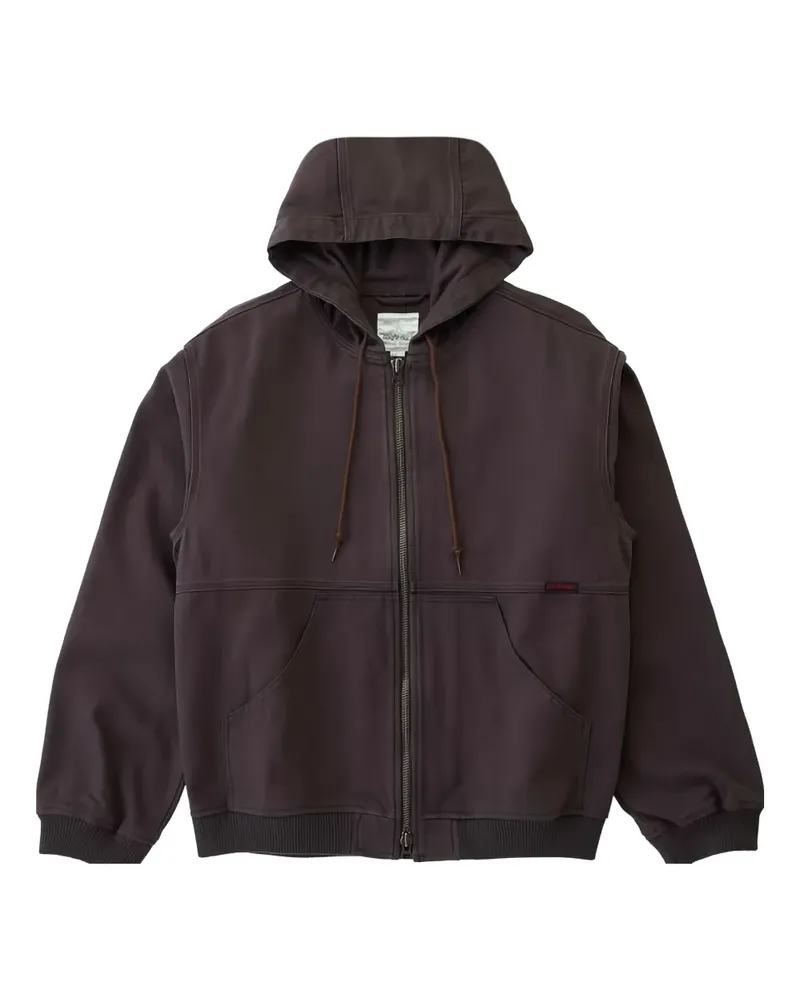 GRAMICCI hooded zip jacket - Braun Braun