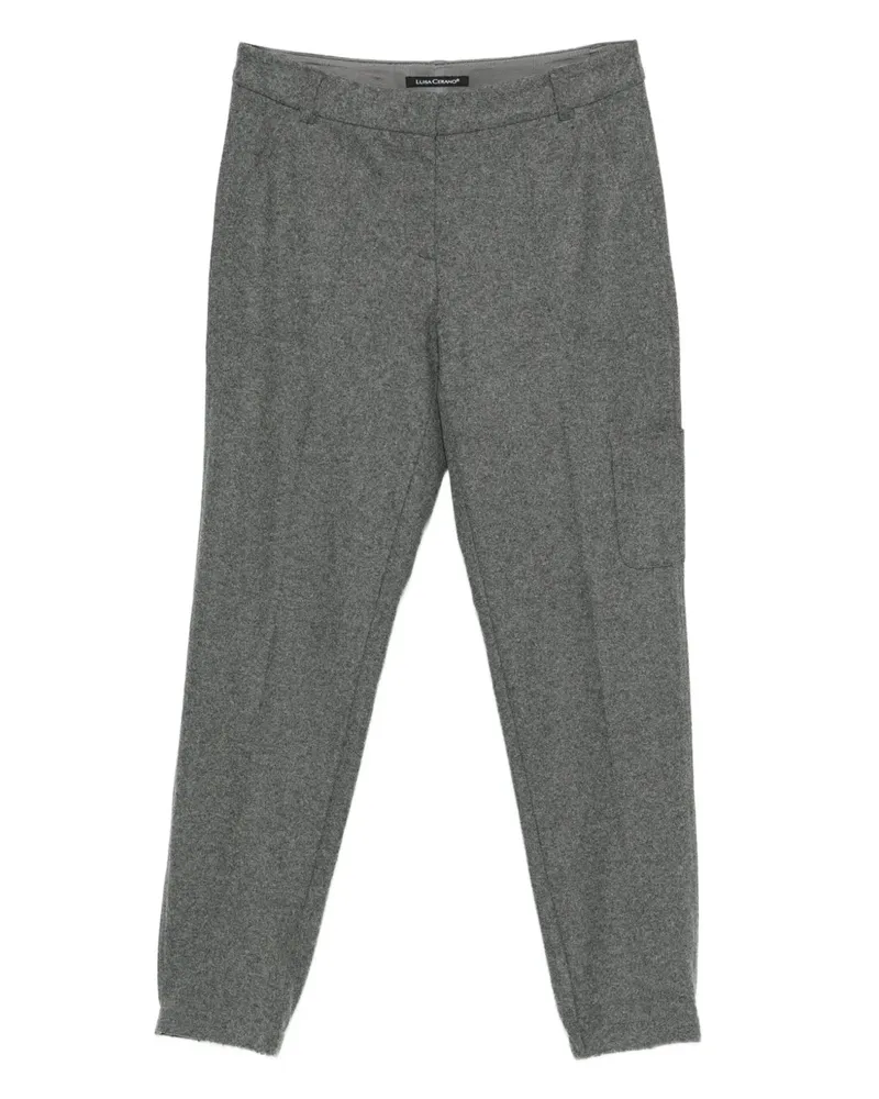 Luisa Cerano Hose mit elastischen Bündchen - Grau Grau