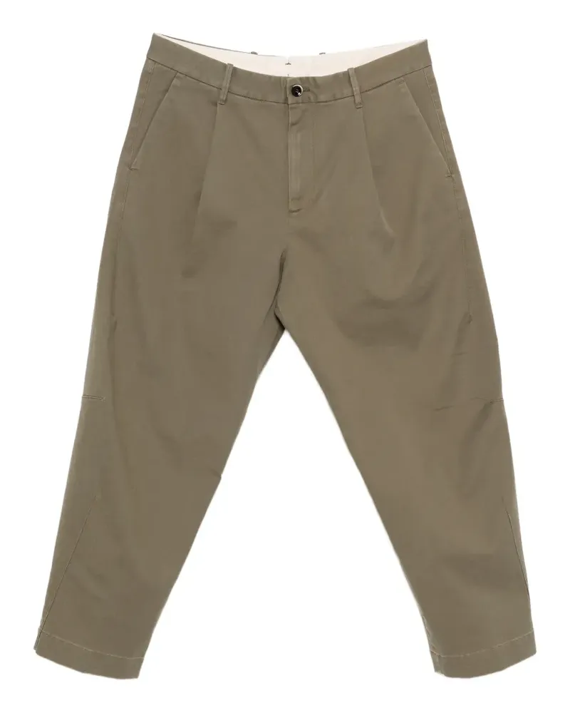 nine:inthe:morning Giulio pleated trousers - Grün Grün