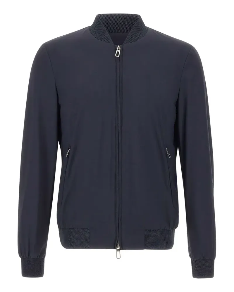 Diktat zip bomber jacket - Blau Blau