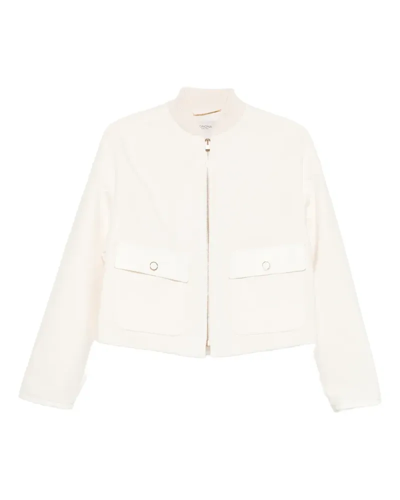 AGNONA zip-up jacket - Nude Nude