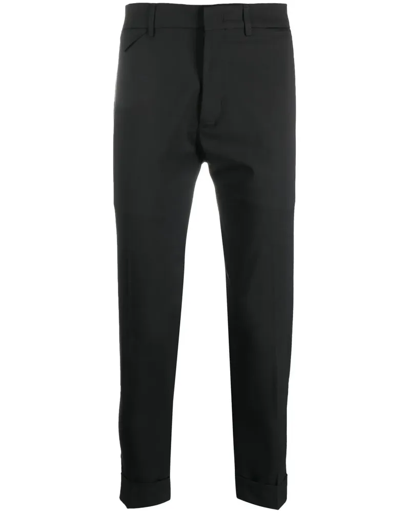 Low Brand Hose mit geradem Bein - Schwarz Schwarz