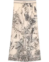 Camilla Hose mit "Etched Into Eternity"-Print Nude