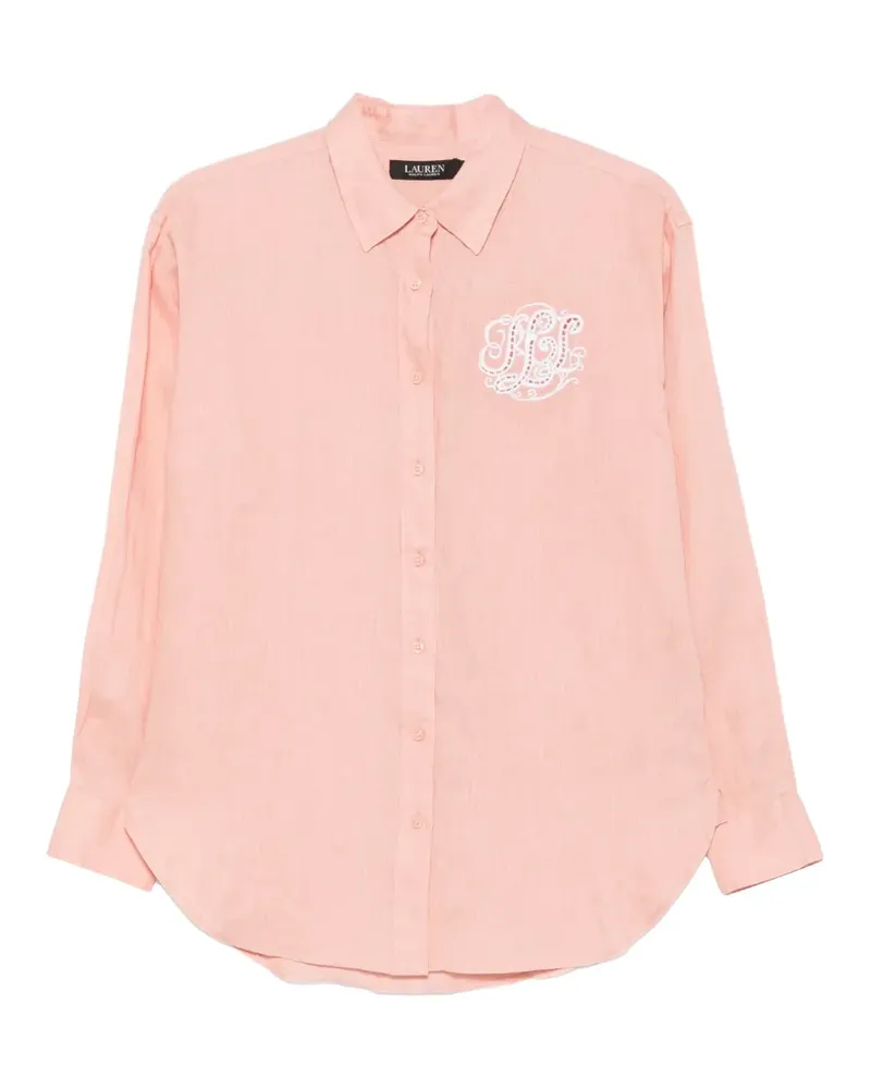 Ralph Lauren logo-embroidered shirt - Rosa Rosa