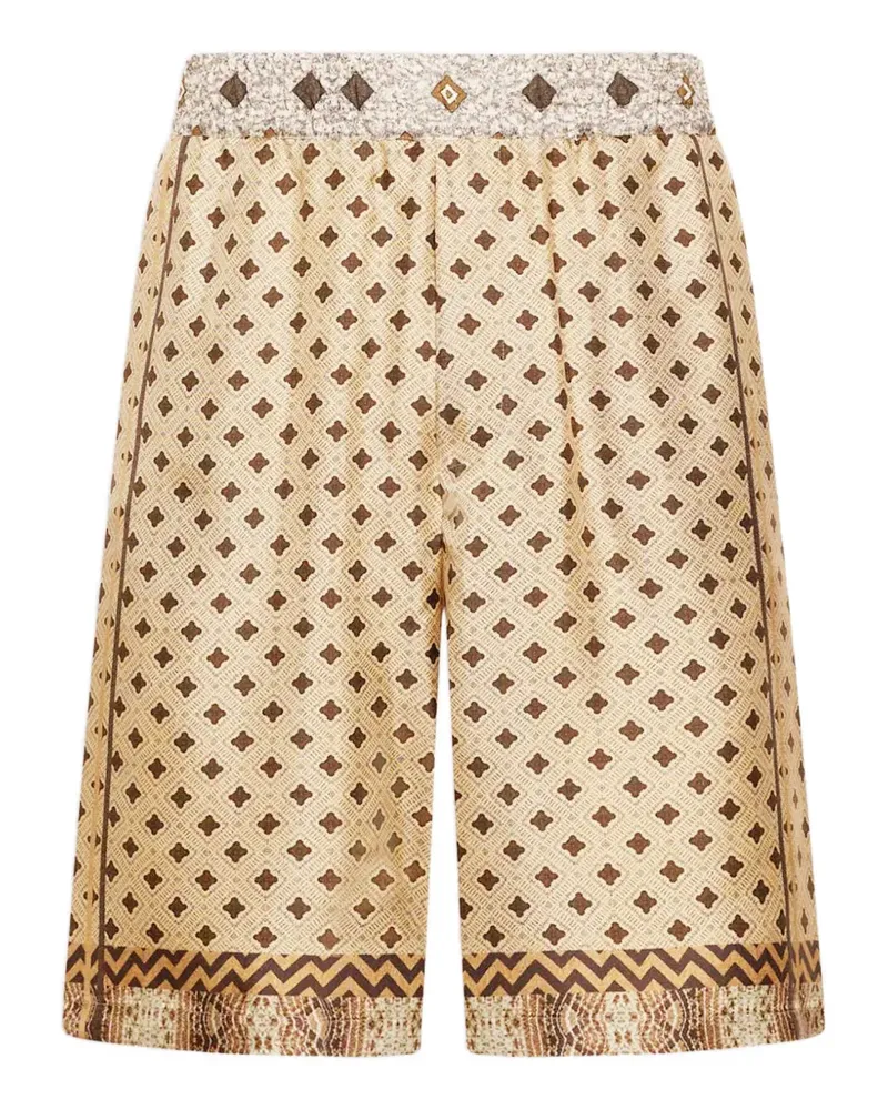 Pierre-Louis Mascia Aloe Shorts aus geometrischem Jacquard - Nude Nude