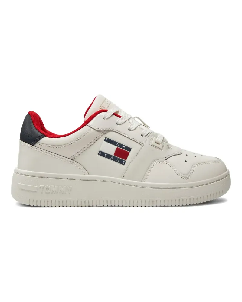 Tommy Hilfiger logo-patch sneakers - Nude Nude