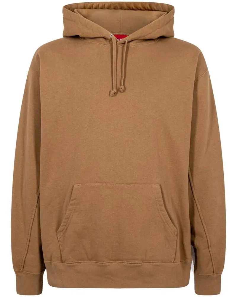 Supreme Being Cropped-Hoodie mit Einsätzen - Braun Braun
