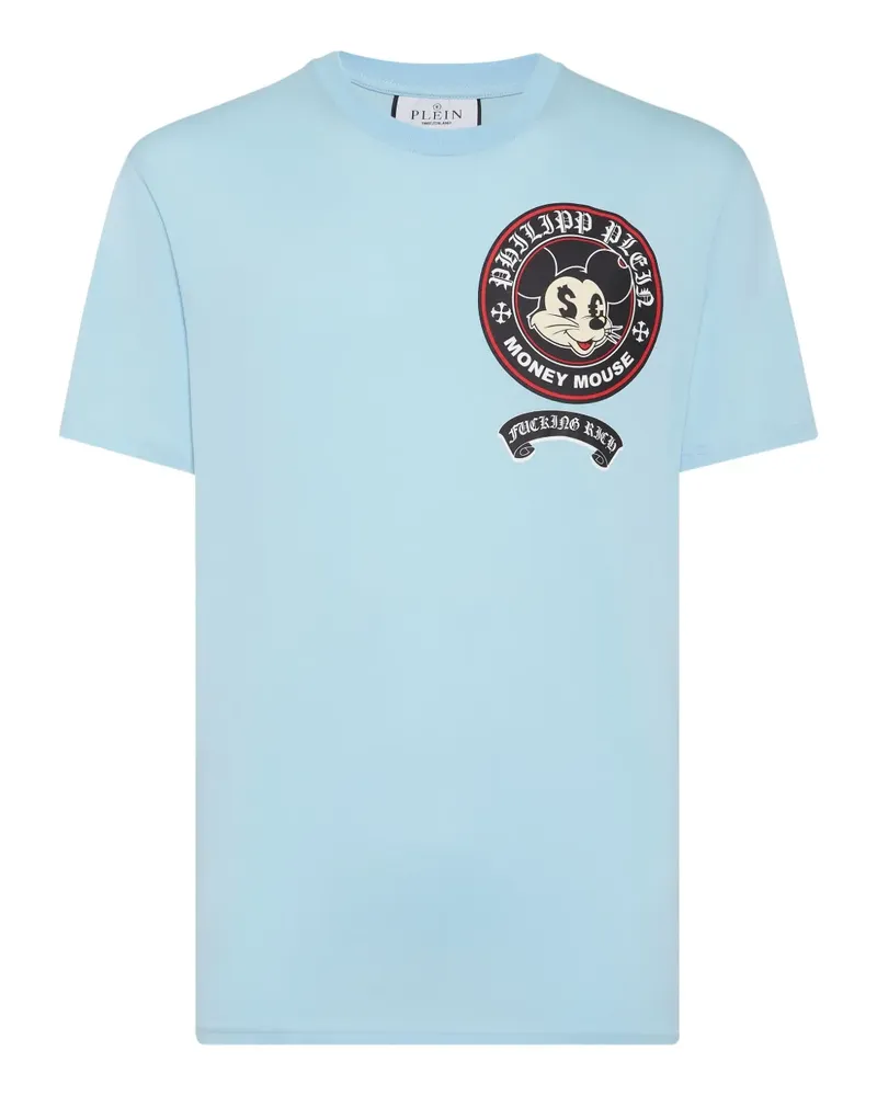 Philipp Plein Money Mouse T-Shirt - Blau Blau