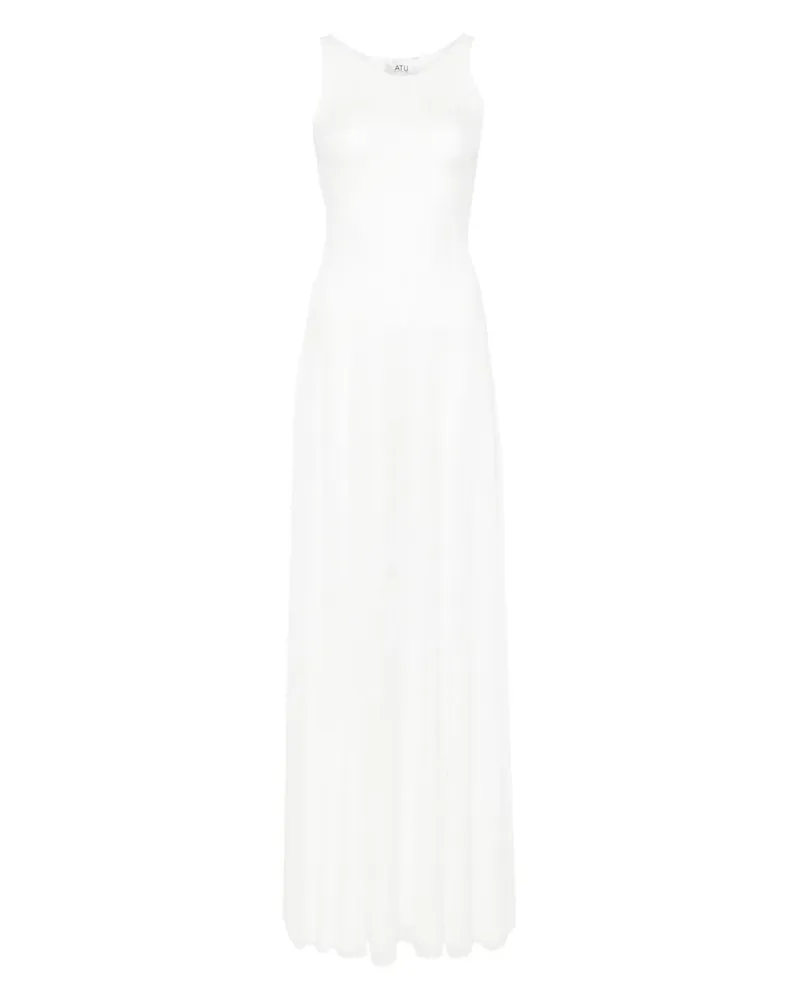ATU Body Couture Ärmelloses Maxikleid - Weiß Weiß