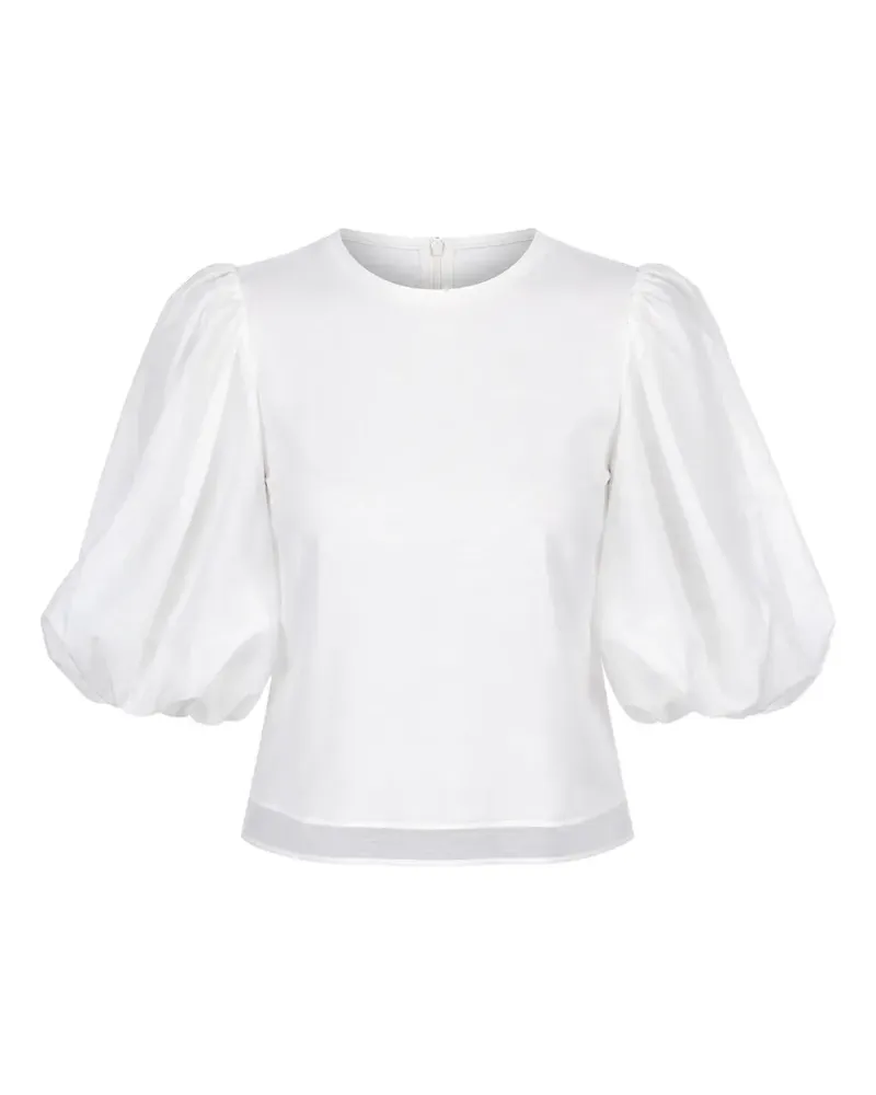 Ted Baker Marve organza balloon-sleeve top - Weiß Weiß