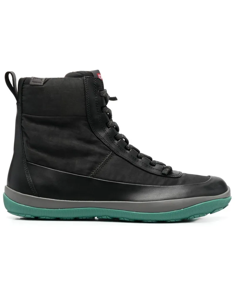 Camper Wasserabweisende Peu Pista Stiefel - Schwarz Schwarz