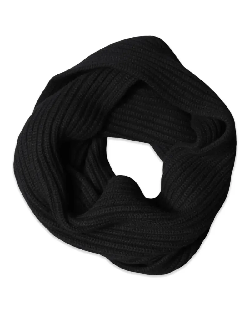 Dolce & Gabbana Gerippter Kaschmirschal - Schwarz Schwarz