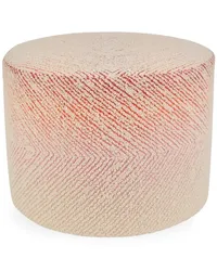 Missoni Home Brouges Hocker mit Zickzackmuster Rot