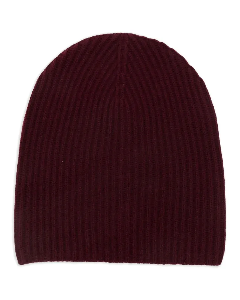 ALLUDE Beanie aus Kaschmir - Rot Rot