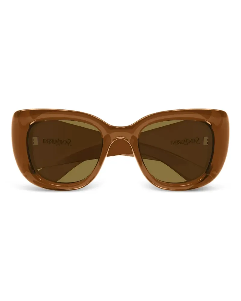 Saint Laurent Howl Cat-Eye-Sonnenbrille - Braun Braun