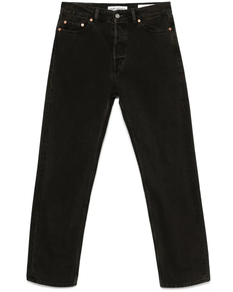 Our Legacy First Cut Jeans - Schwarz Schwarz