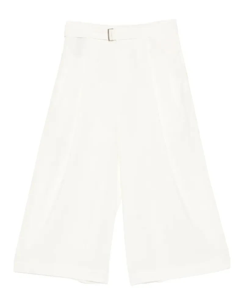 SONGZIO Cropped-Hose mit Gürtel - Nude Nude