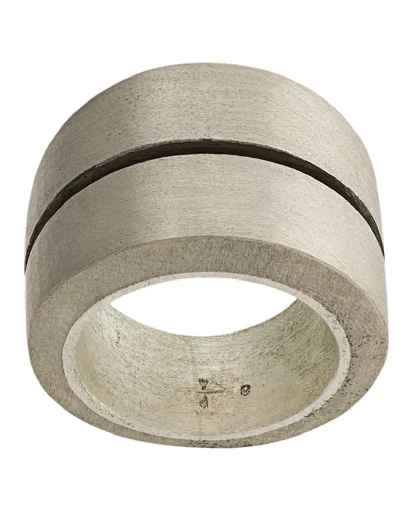 Parts Of Four Crevice' Ring - Silber Silber