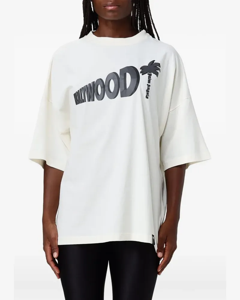 Palm Angels T-Shirt im Oversized-Look - Nude Nude