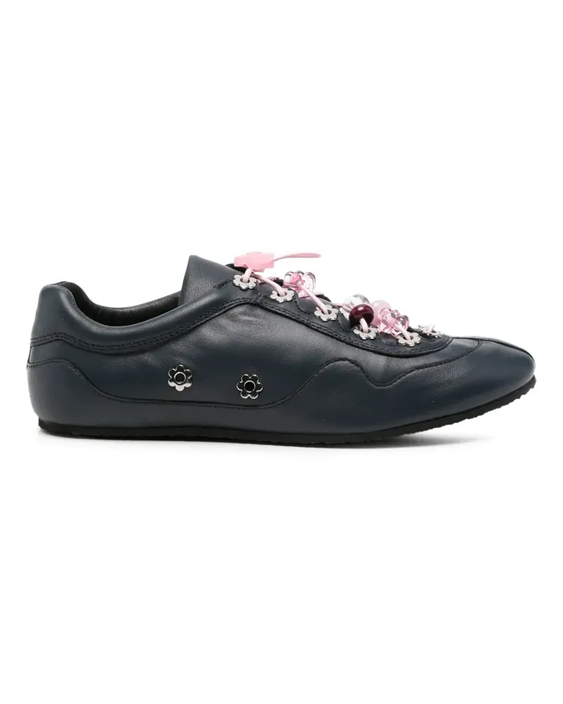 Cecilie Bahnsen CBBlaise Sneakers mit Blumenverzierung - Blau Blau
