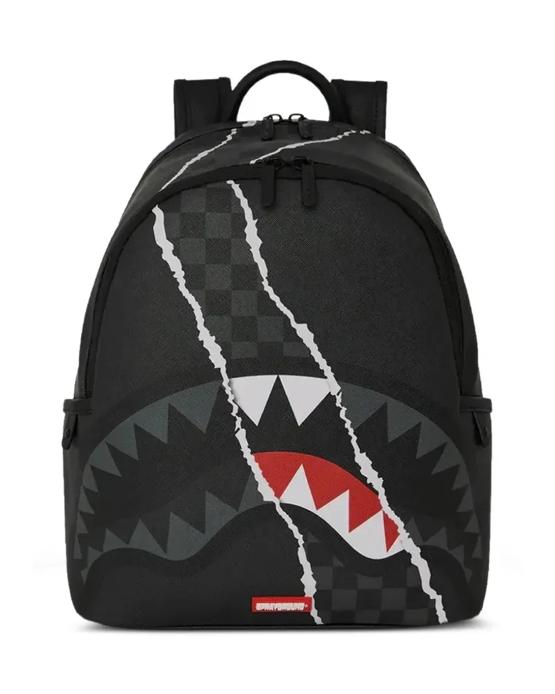 Sprayground Shark Slash Savage Rucksack - Schwarz Schwarz