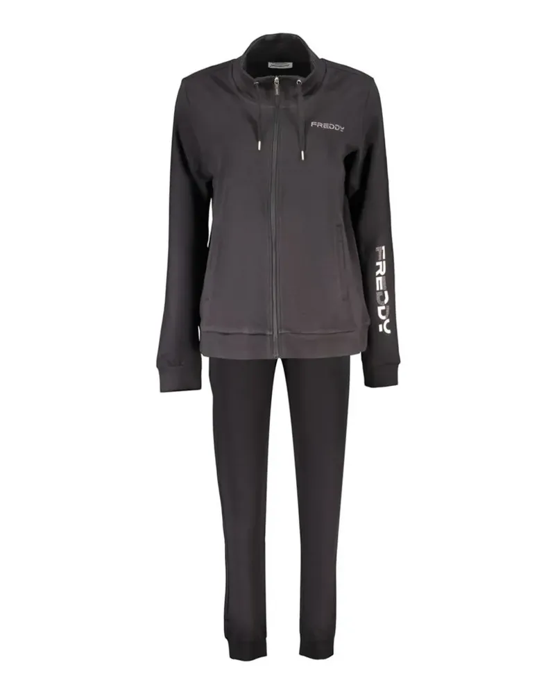 Freddy Jogginganzug mit Logo-Print - Schwarz Schwarz