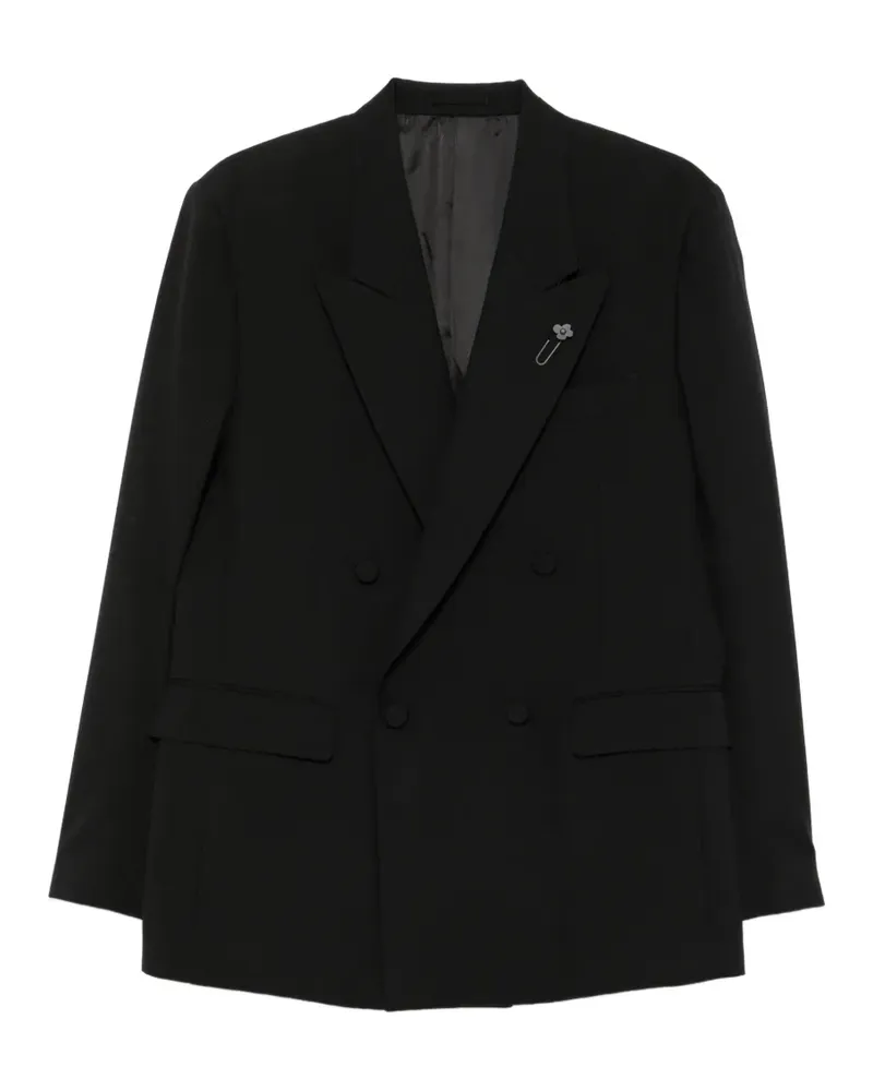 LARDINI Doppelreihiges Sakko - Schwarz Schwarz