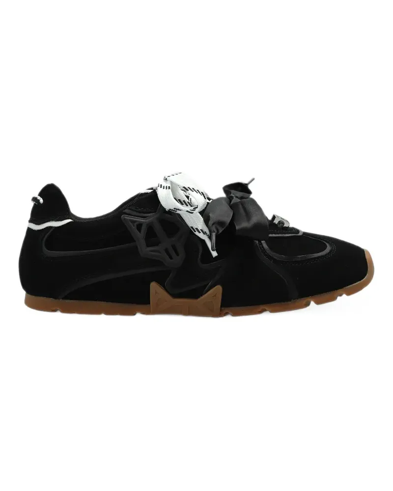 Naked Wolfe Adored Sneakers mit Schleifendetail - Schwarz Schwarz