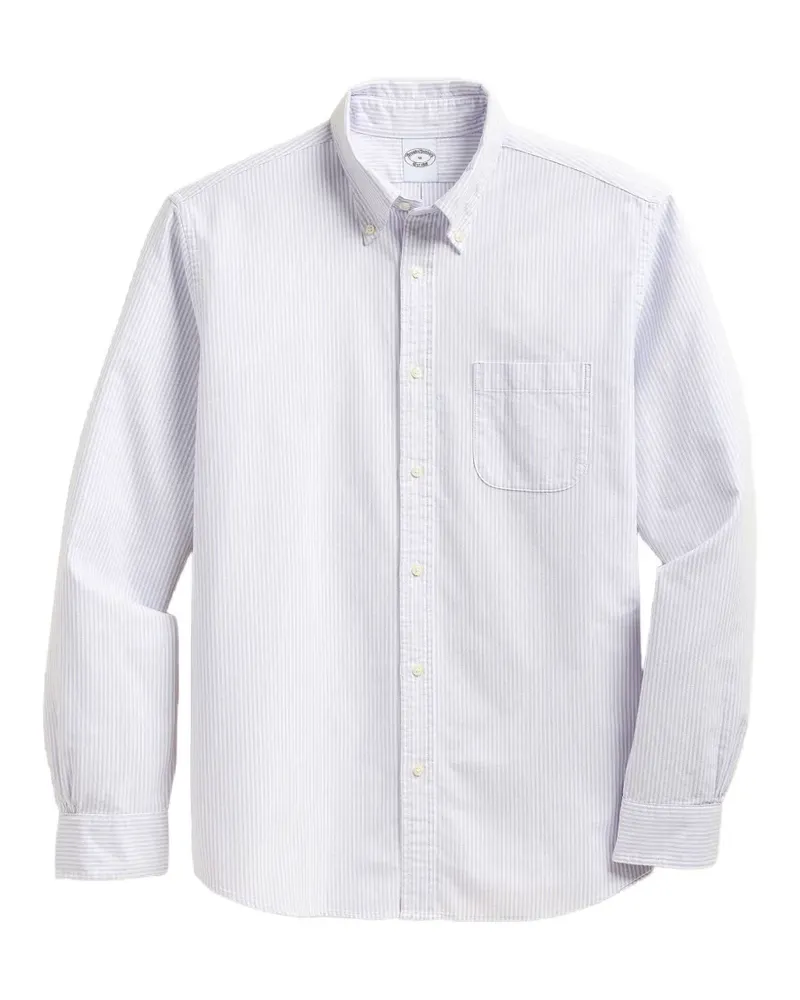 Brooks Brothers Oxford-Hemd - Weiß Weiß