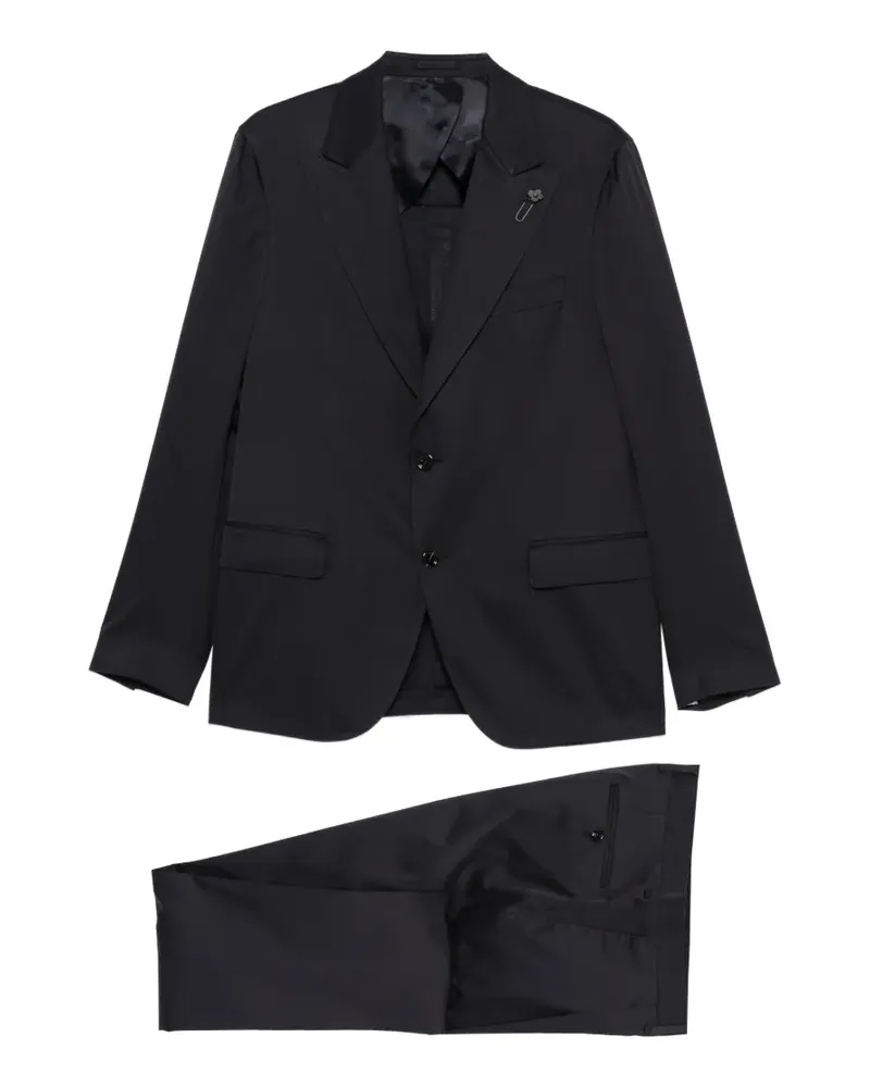 LARDINI Einreihiger Anzug - Blau Blau